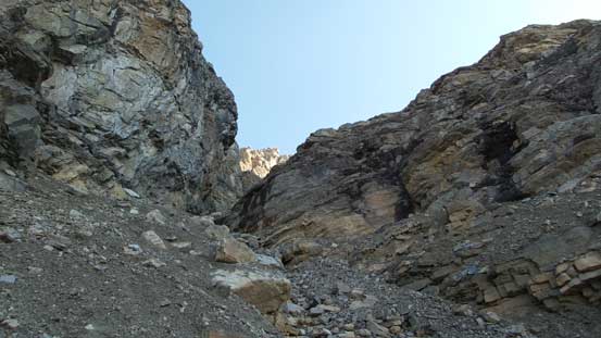 Finally traversed over to the correct main gully