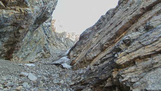 Ahead is a narrow section