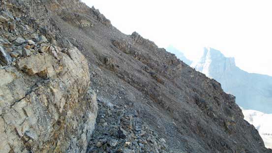 Typical terrain on the ledges