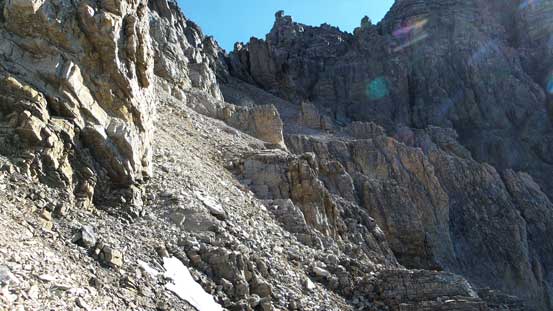 Up and around another rib this's what I saw into the second gully