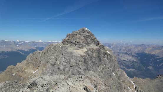Looking back towards the NW Peak