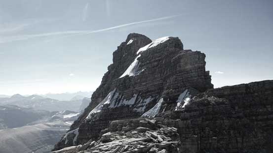 On a flatter bench, looking ahead