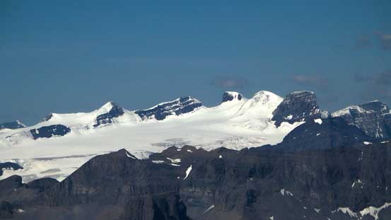 The Lyells that we climbed in late June this year