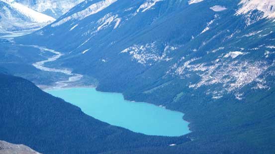 Glacier Lake is where you access Mt. Forbes