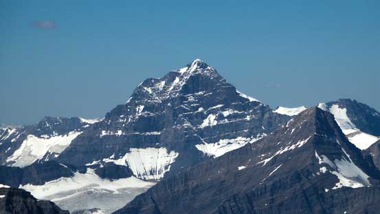The mighty Mt. Forbes appears huge from everywhere. Bagged it in early June