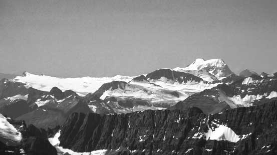 Mt. Mummery is a giant on the edge of Freshfield Icefield