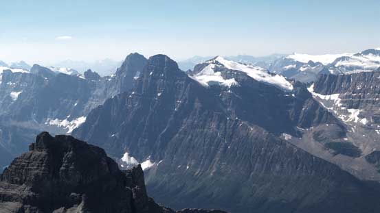 Howse Peak, Mt. Chephren, White Pyramid - bagged them all.