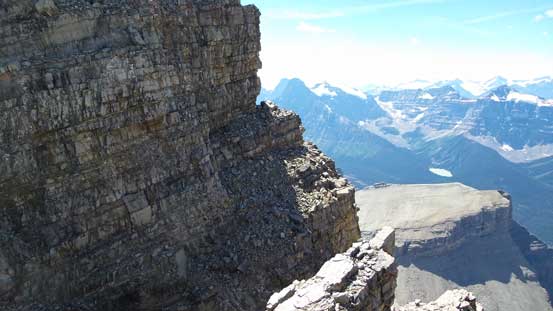 This is another key traverse. Would be a better picture with a climber on it...