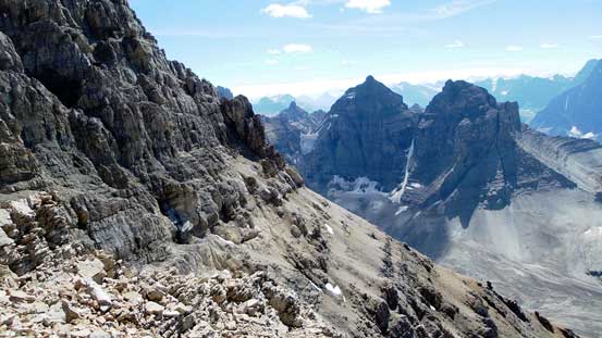 Looking across the typical terrain towards some of the Murchison Towers