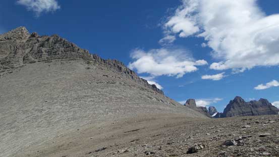 At the bivy shoulder now, time for another break