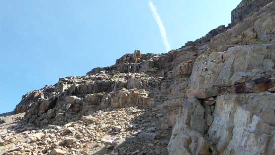 Almost cresting the high col now