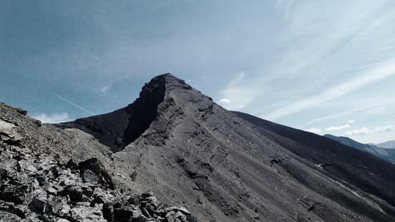 Finally could see the ascent route of my objective