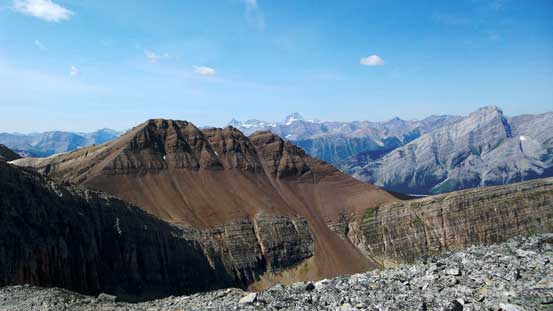 This one is unofficially known as "Red Peak" and/or "North Buller Pass Peak"