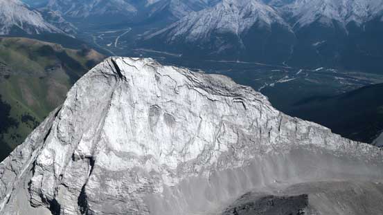 The slabby Ribbon Peak is apparently a tough scramble