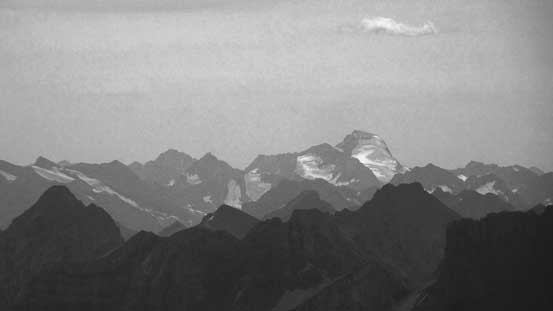 The glaciated Mt. Joffre is the highest peak in K-Country