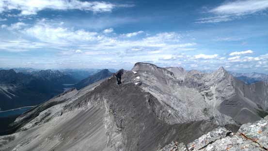 Still had great view from the descent