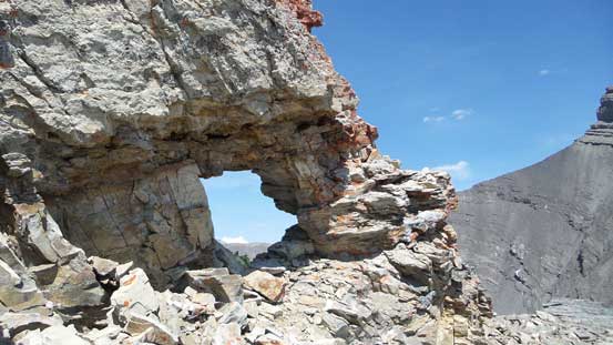 An interesting rock window
