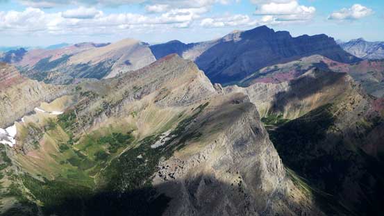 At center foreground is Buchanam Peak/Ridge - my next objective