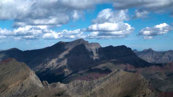 Mt. Blakiston is the highest peak in Waterton Park