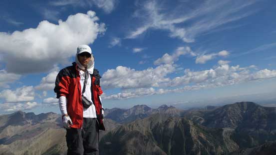 Me on the summit of Mt. Alderson