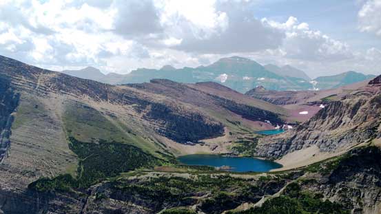 Another look at the Carthew Lakes with Chapman Peak behind