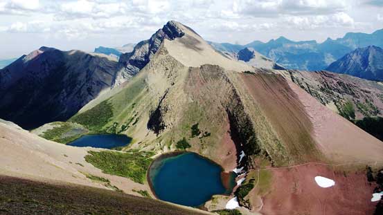 Carthew Lakes and Mt. Alderson