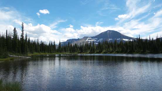 Down to Summit Lake now