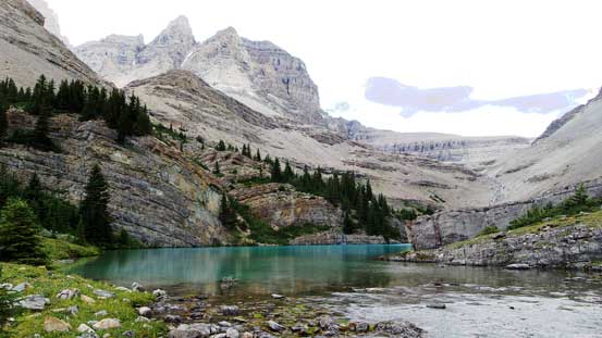 Arriving at the lower Totem Lake