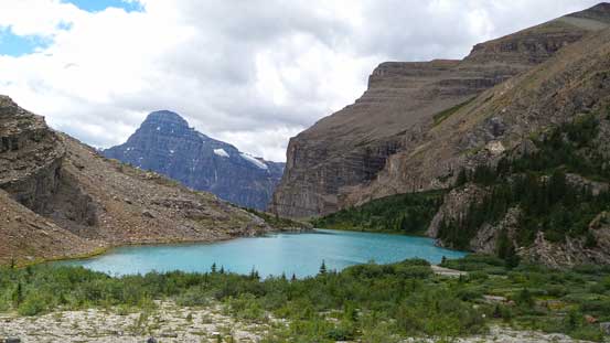 Looking back at the lower Totem Lake