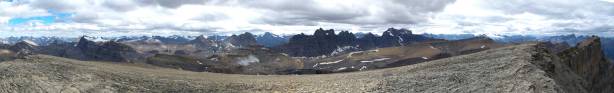 Panorama from the false summit. Click to view large size.