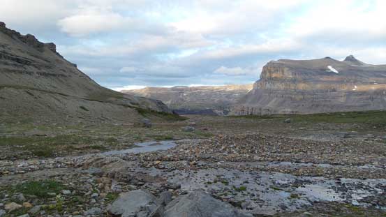 This is near our bivy site by the upper Spreading Creek