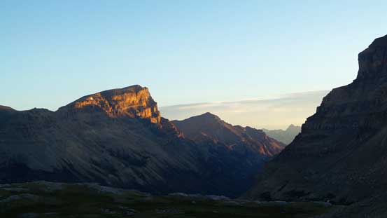 Alpenglow on Corona Ridge