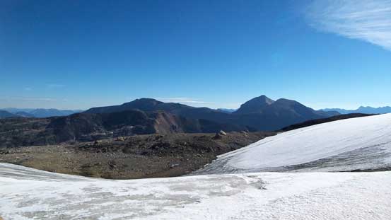 Finally gained the summit ridge, looking over the other side