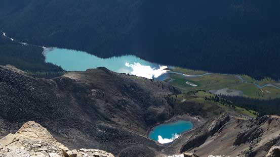 Rarely seen lakes in the upper Porcupine Creek valley