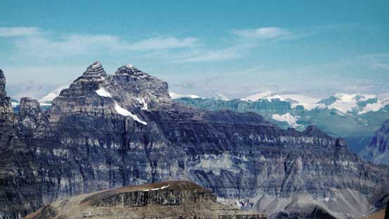 The twin summit of Mt. Murchison