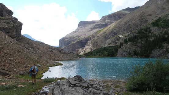 Down to the lower Totem Lake now