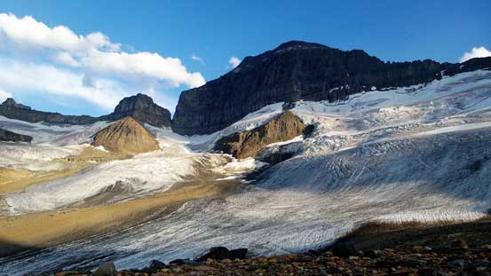 Mt. Saskatchewan and its north glacier