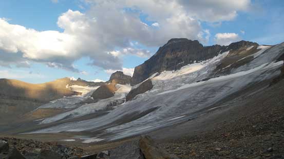 Another look at Mt. Saskatchewan from the slog up to SK/NT col