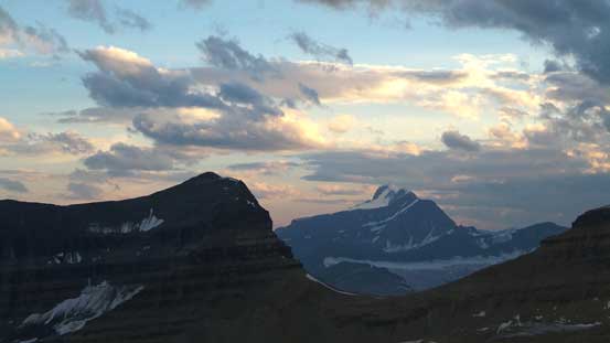 Rising behind the shoulder of Terrace Mountain is the mighty Mt. Bryce