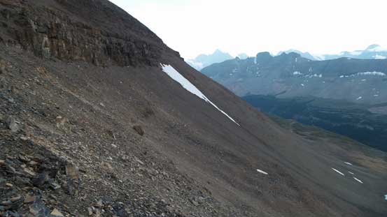 Then, frustrating 300 vertical meters of elevation loss on rubble pile....