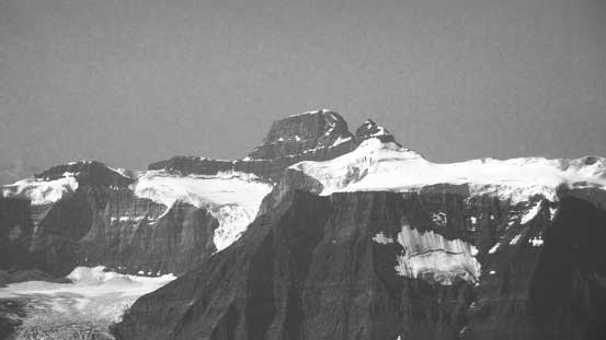 The 11,000er Mt. Alexandra and its adjacent Queens Peak