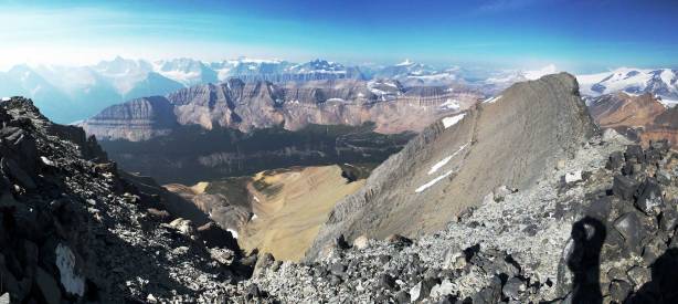 Another panorama from the summit. Click to view large size.
