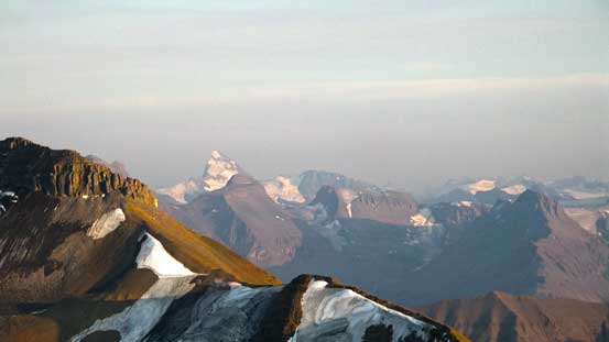 Mt. Forbes sticking out