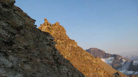 As you can see, I had to lose some height and couldn't stay on the ridge crest