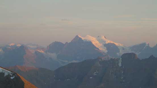 The three highest peaks on Mt. Lyell - Rudolph, Edward and Ernest