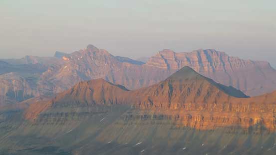 Cirrus Mountain behind "Spine Peak"
