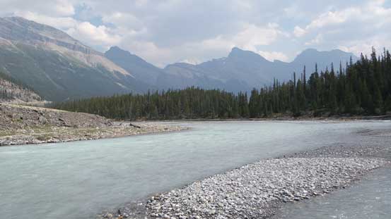 Time to ford N. Saskatchewan River at the end