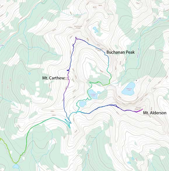 The traverse loop of Alderson, Buchanan, Carthew