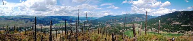 Partial summit panorama. Click to view large size.