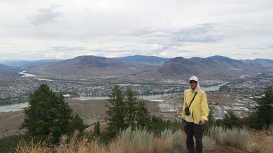 Me near the summit of Dufferin Hill